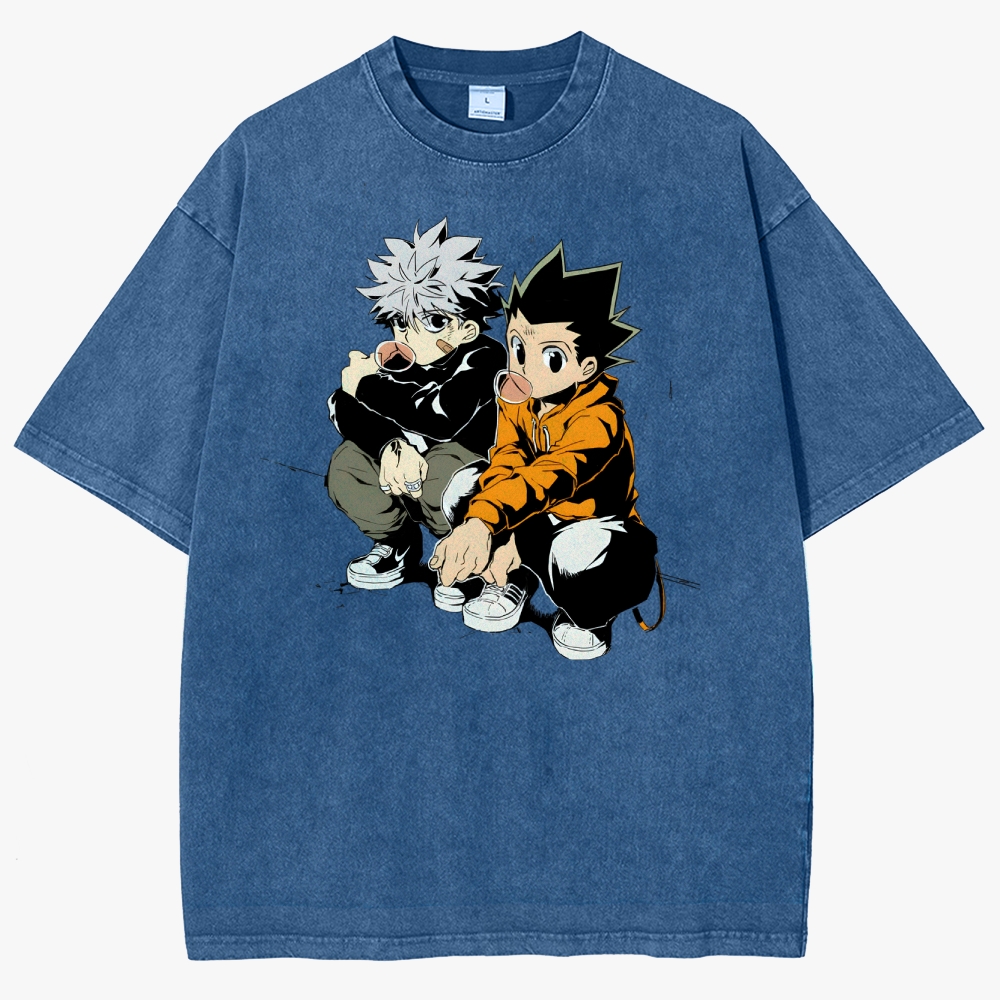Hunter x Hunter Unisex Fit Washed T-Shirt 