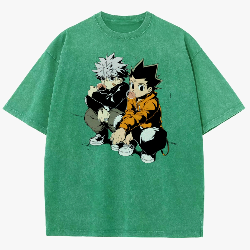 Hunter x Hunter Unisex Fit Washed T-Shirt 