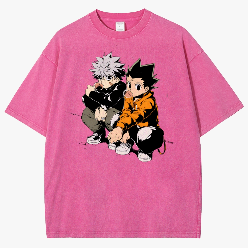 Hunter x Hunter Unisex Fit Washed T-Shirt 