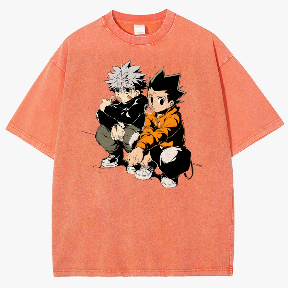 Hunter x Hunter Unisex Fit Washed T-Shirt 