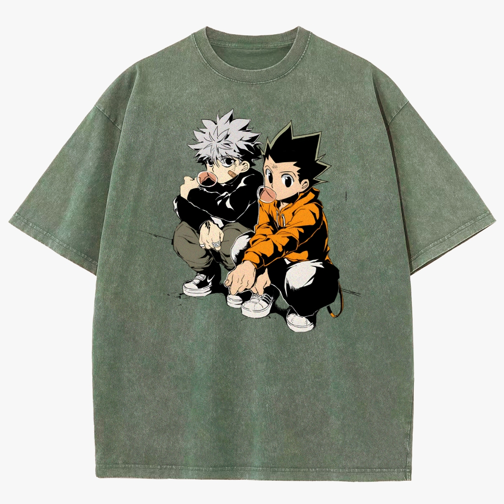 Hunter x Hunter Unisex Fit Washed T-Shirt 
