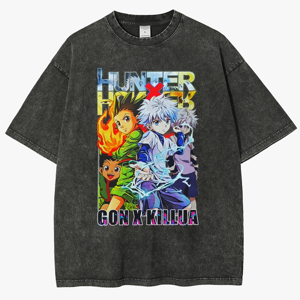 Hunter x Hunter Unisex Fit Washed T-Shirt