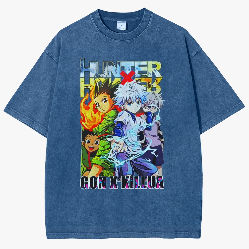 Hunter x Hunter Unisex Fit Washed T-Shirt