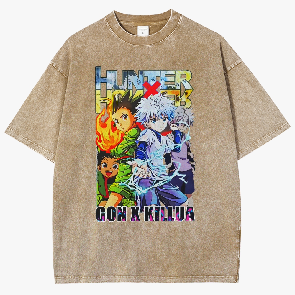 Hunter x Hunter Unisex Fit Washed T-Shirt