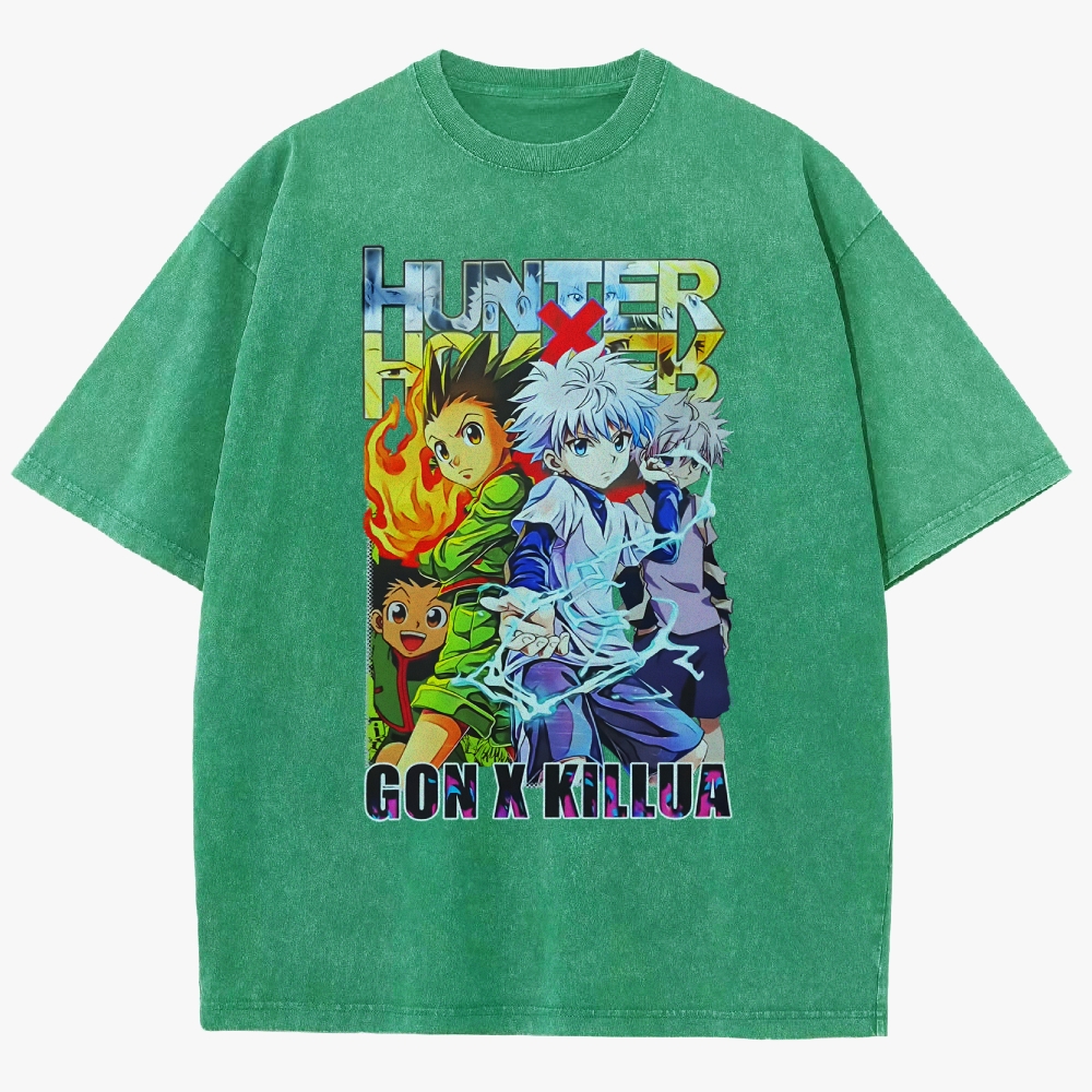 Hunter x Hunter Unisex Fit Washed T-Shirt