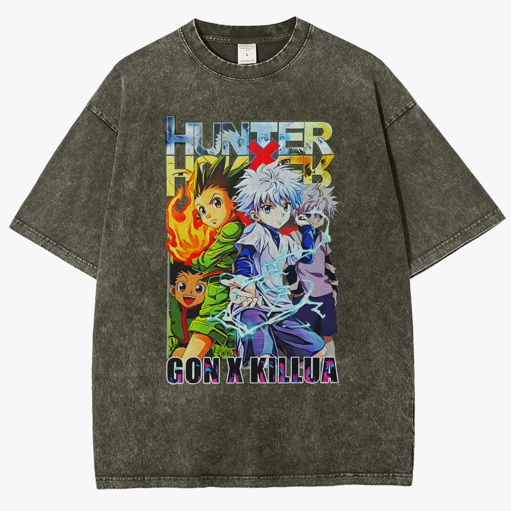 Hunter x Hunter Unisex Fit Washed T-Shirt