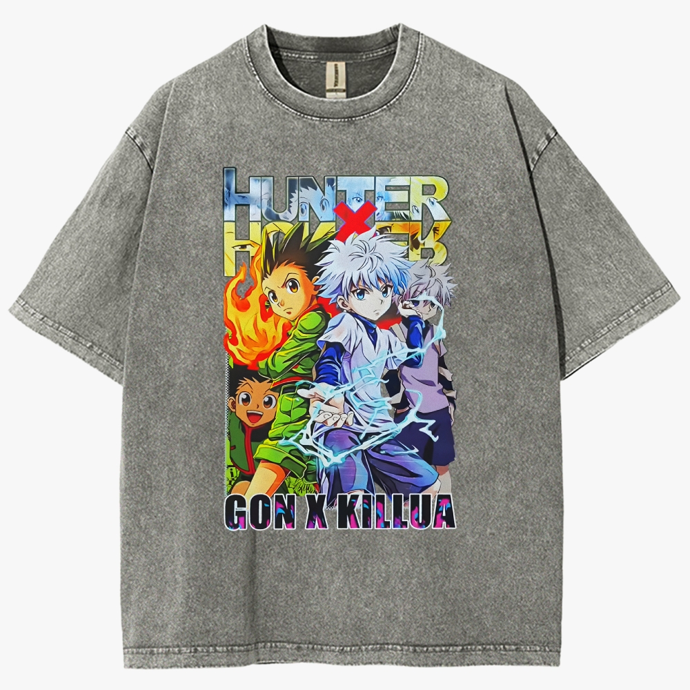 Hunter x Hunter Unisex Fit Washed T-Shirt