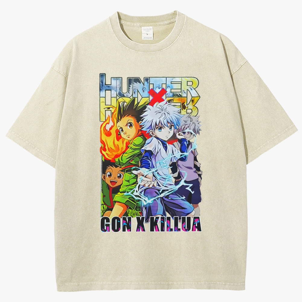 Hunter x Hunter Unisex Fit Washed T-Shirt