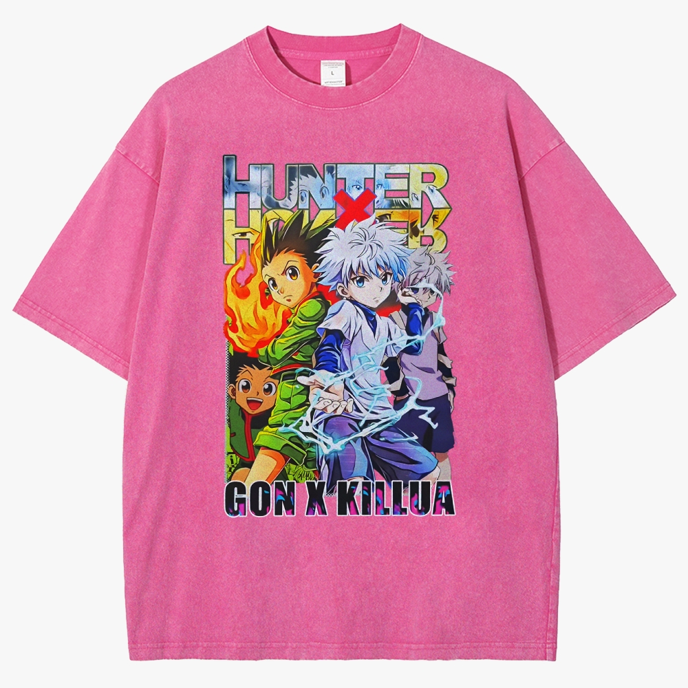 Hunter x Hunter Unisex Fit Washed T-Shirt