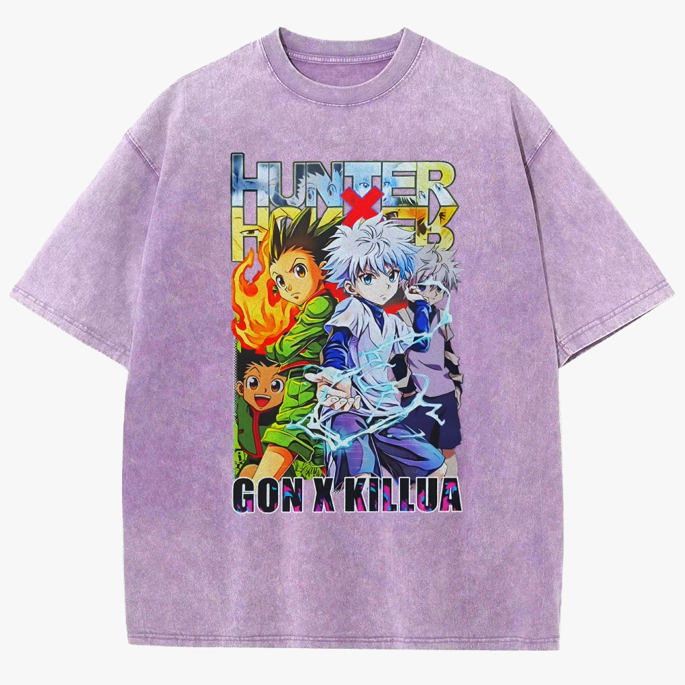 Hunter x Hunter Unisex Fit Washed T-Shirt