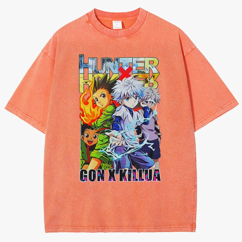 Hunter x Hunter Unisex Fit Washed T-Shirt