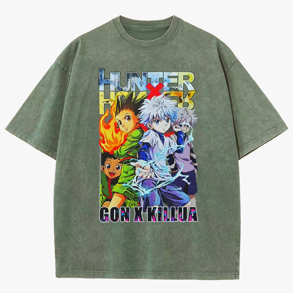 Hunter x Hunter Unisex Fit Washed T-Shirt