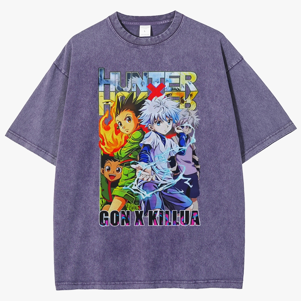 Hunter x Hunter Unisex Fit Washed T-Shirt