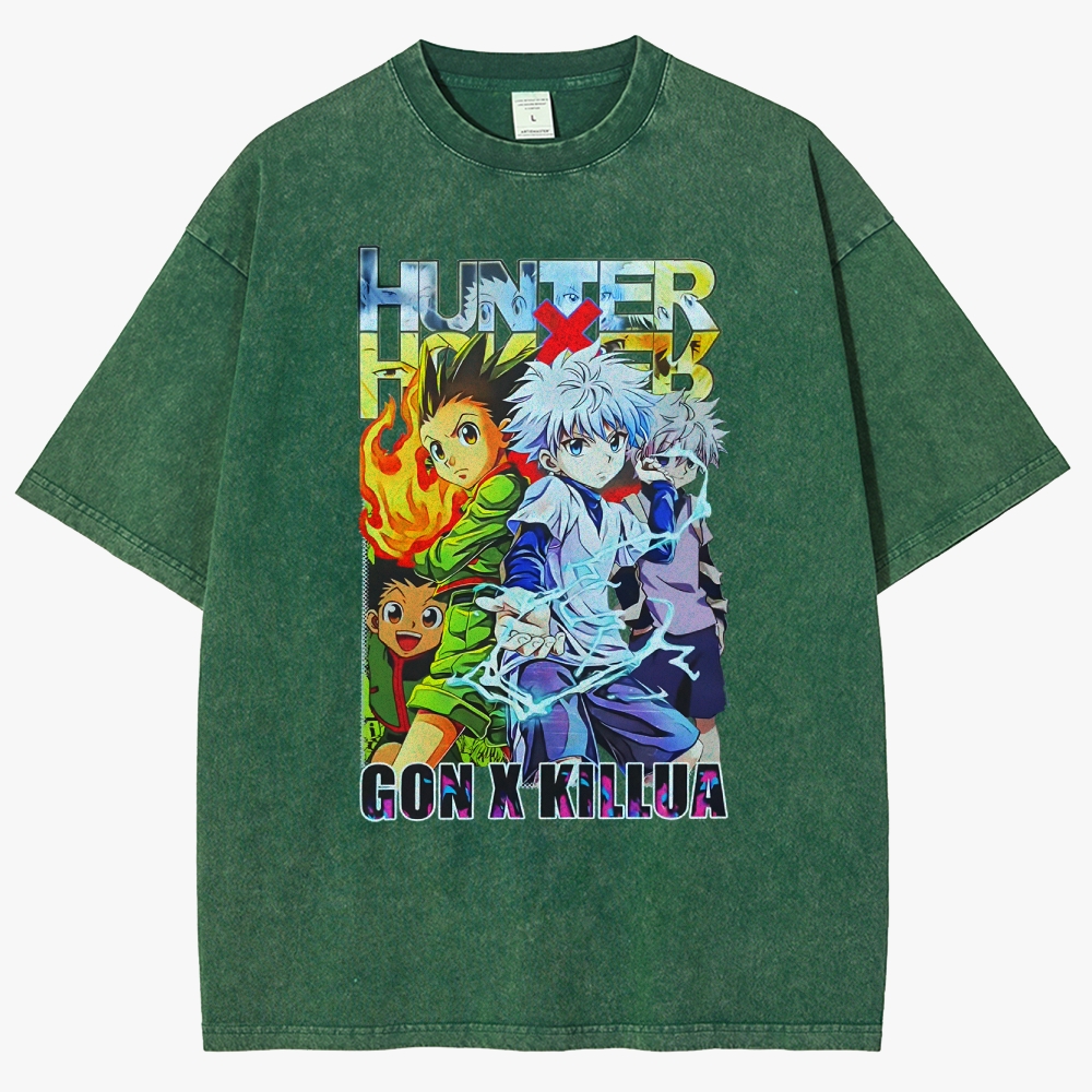 Hunter x Hunter Unisex Fit Washed T-Shirt