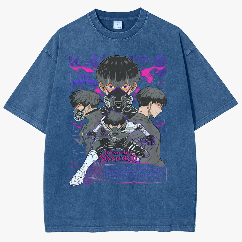 Kaiju No. 8 Anime Unisex Fit Washed T-Shirt