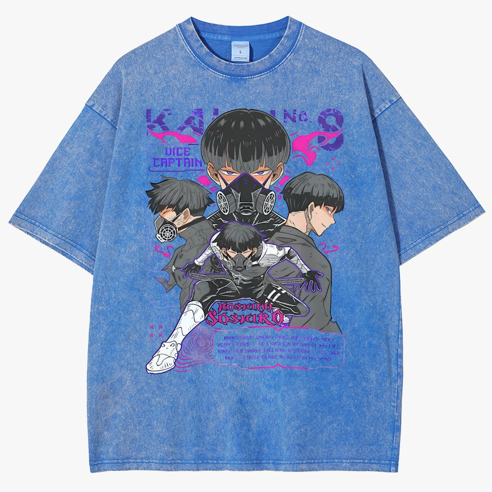 Kaiju No. 8 Anime Unisex Fit Washed T-Shirt