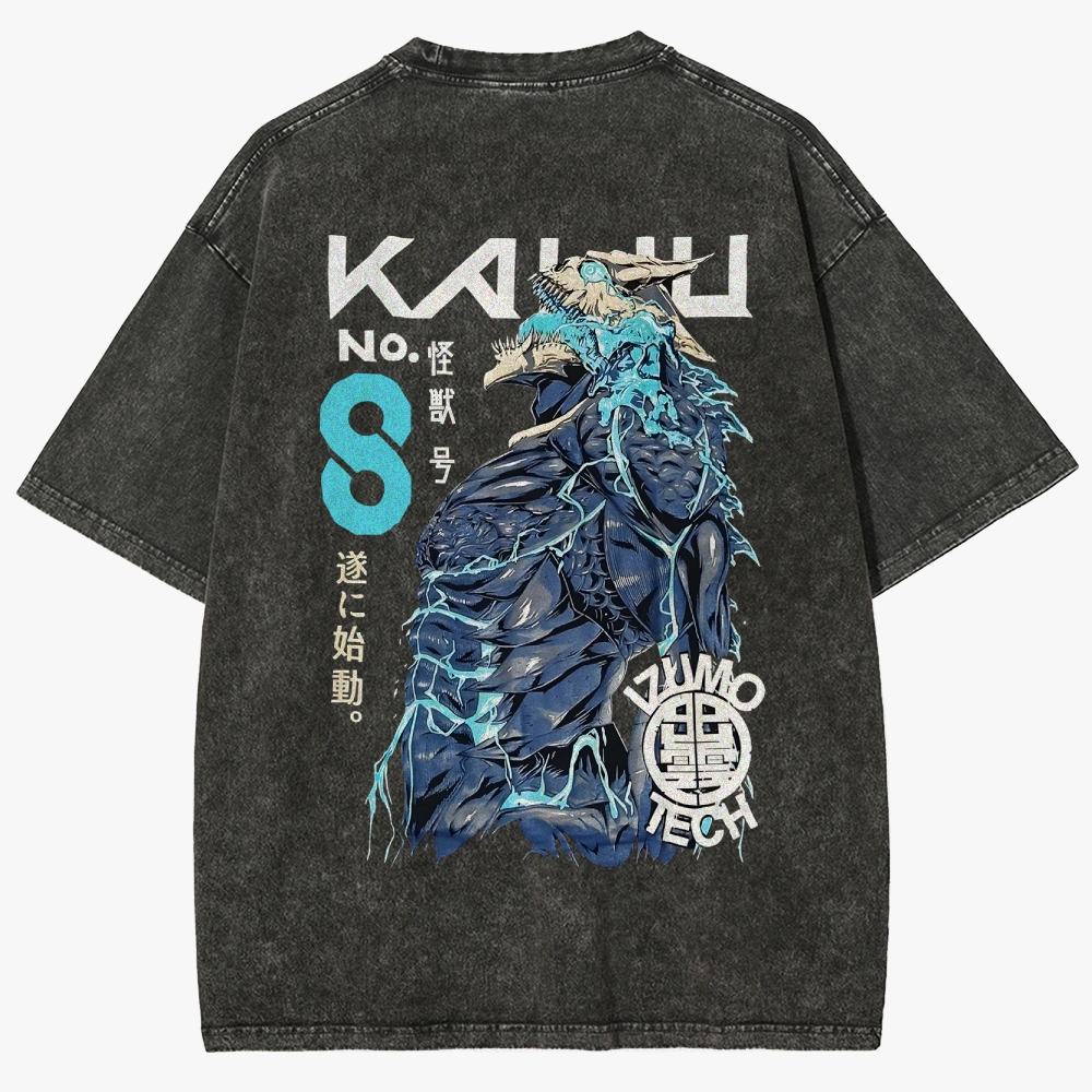 KaiJu no.8 Anime Unisex Fit Washed T-Shirt