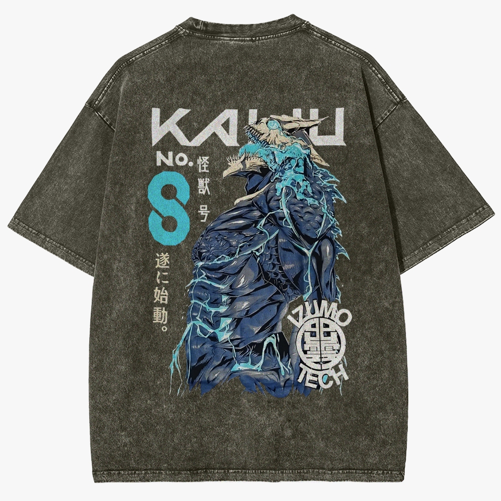 KaiJu no.8 Anime Unisex Fit Washed T-Shirt
