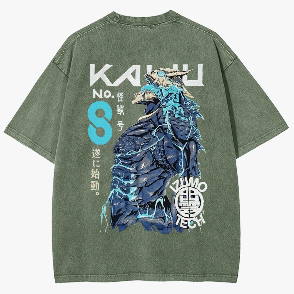 KaiJu no.8 Anime Unisex Fit Washed T-Shirt