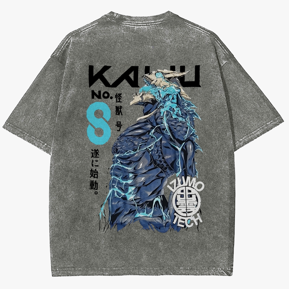 KaiJu no.8 Anime Unisex Fit Washed T-Shirt