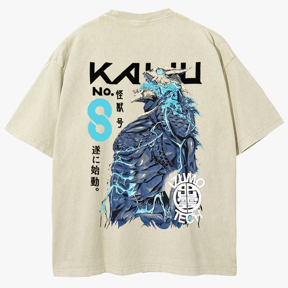 KaiJu no.8 Anime Unisex Fit Washed T-Shirt
