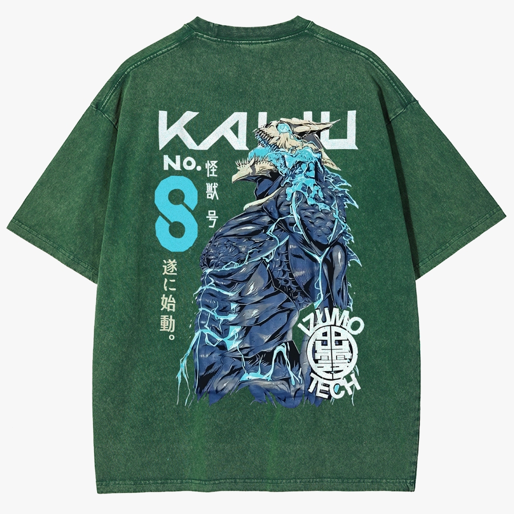 KaiJu no.8 Anime Unisex Fit Washed T-Shirt