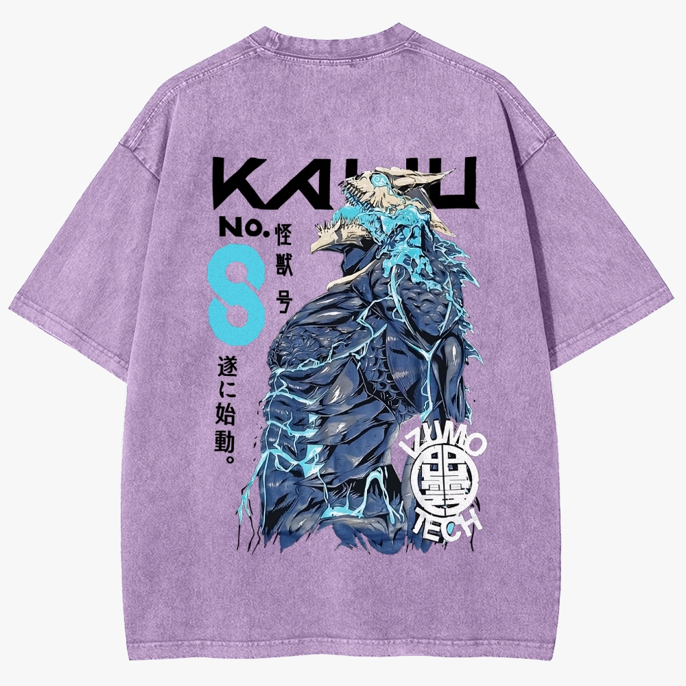 KaiJu no.8 Anime Unisex Fit Washed T-Shirt