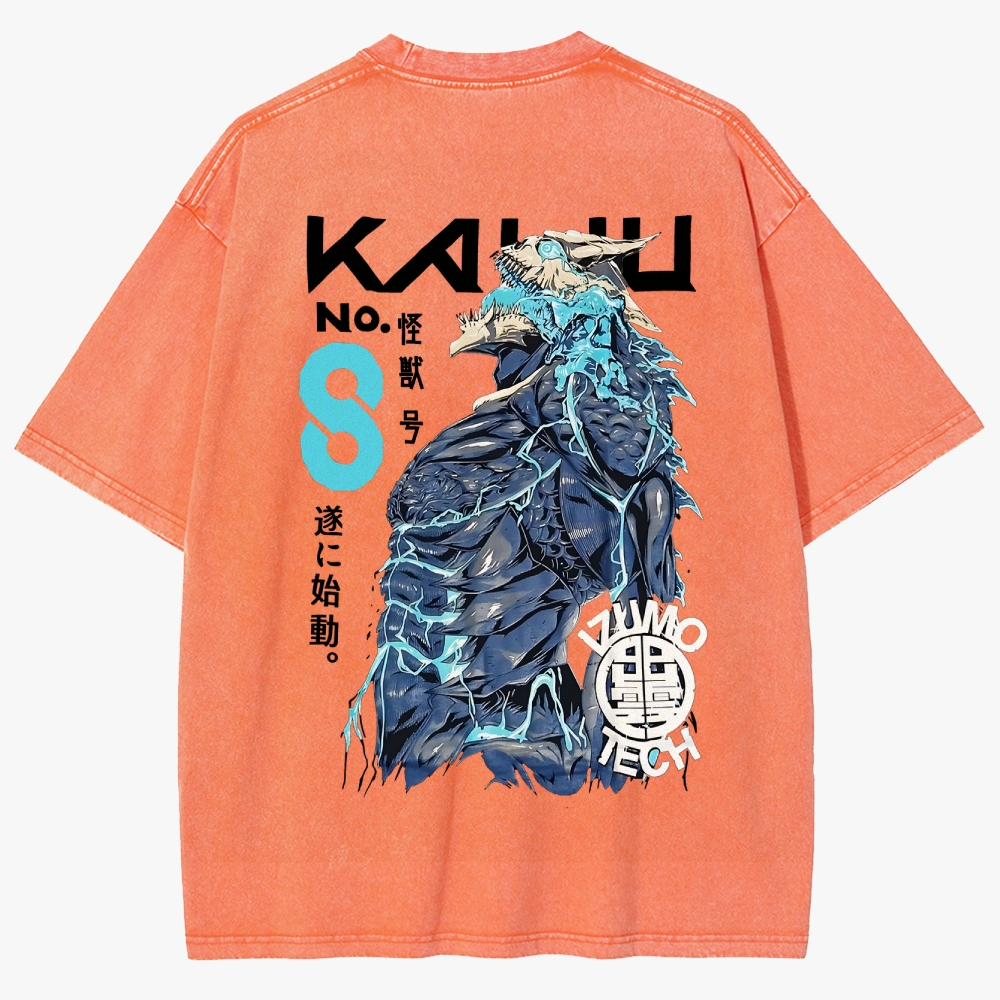 KaiJu no.8 Anime Unisex Fit Washed T-Shirt
