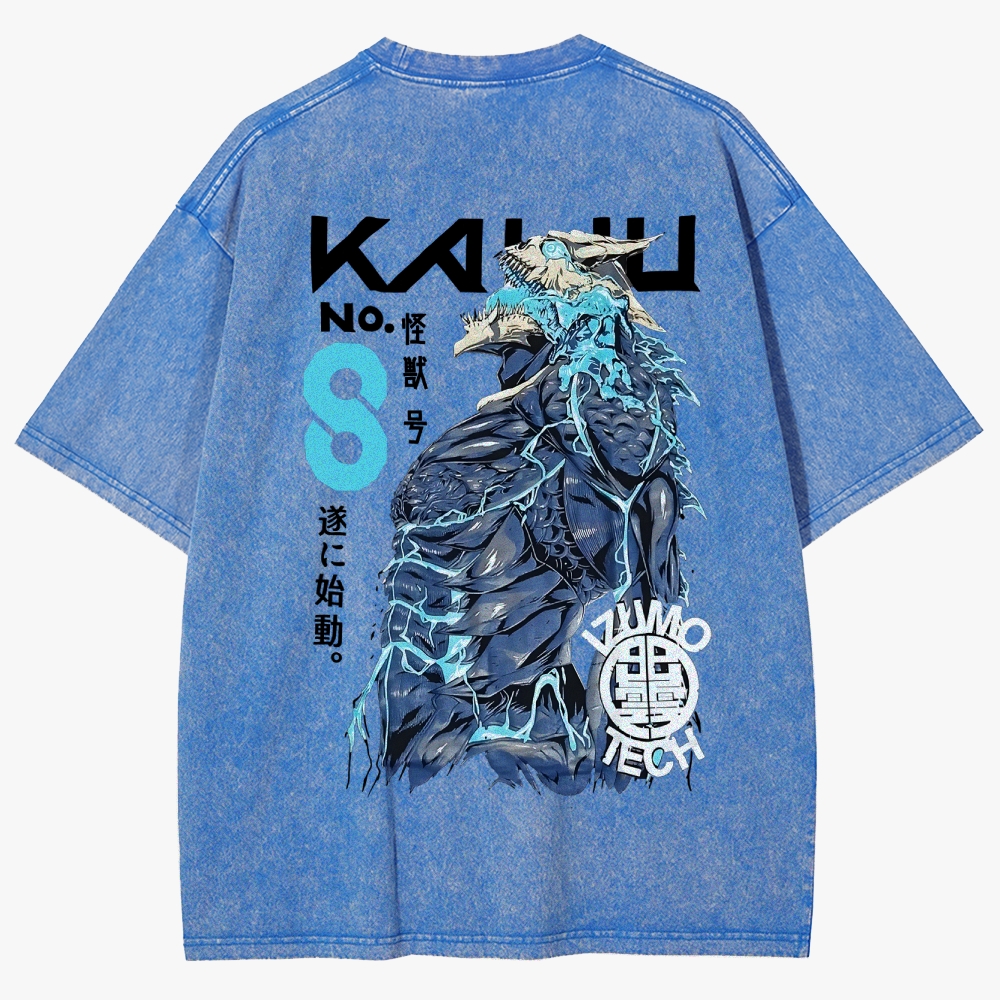KaiJu no.8 Anime Unisex Fit Washed T-Shirt
