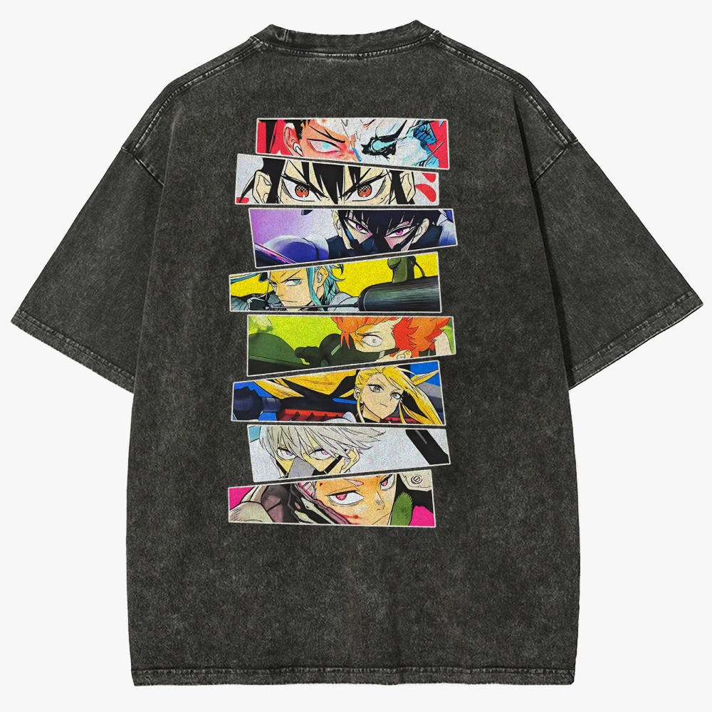 KaiJu no.8  Unisex Fit Washed T-Shirt
