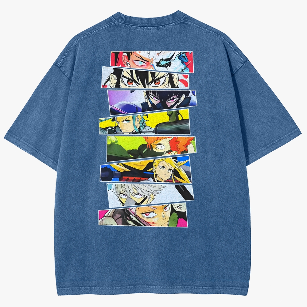 KaiJu no.8  Unisex Fit Washed T-Shirt