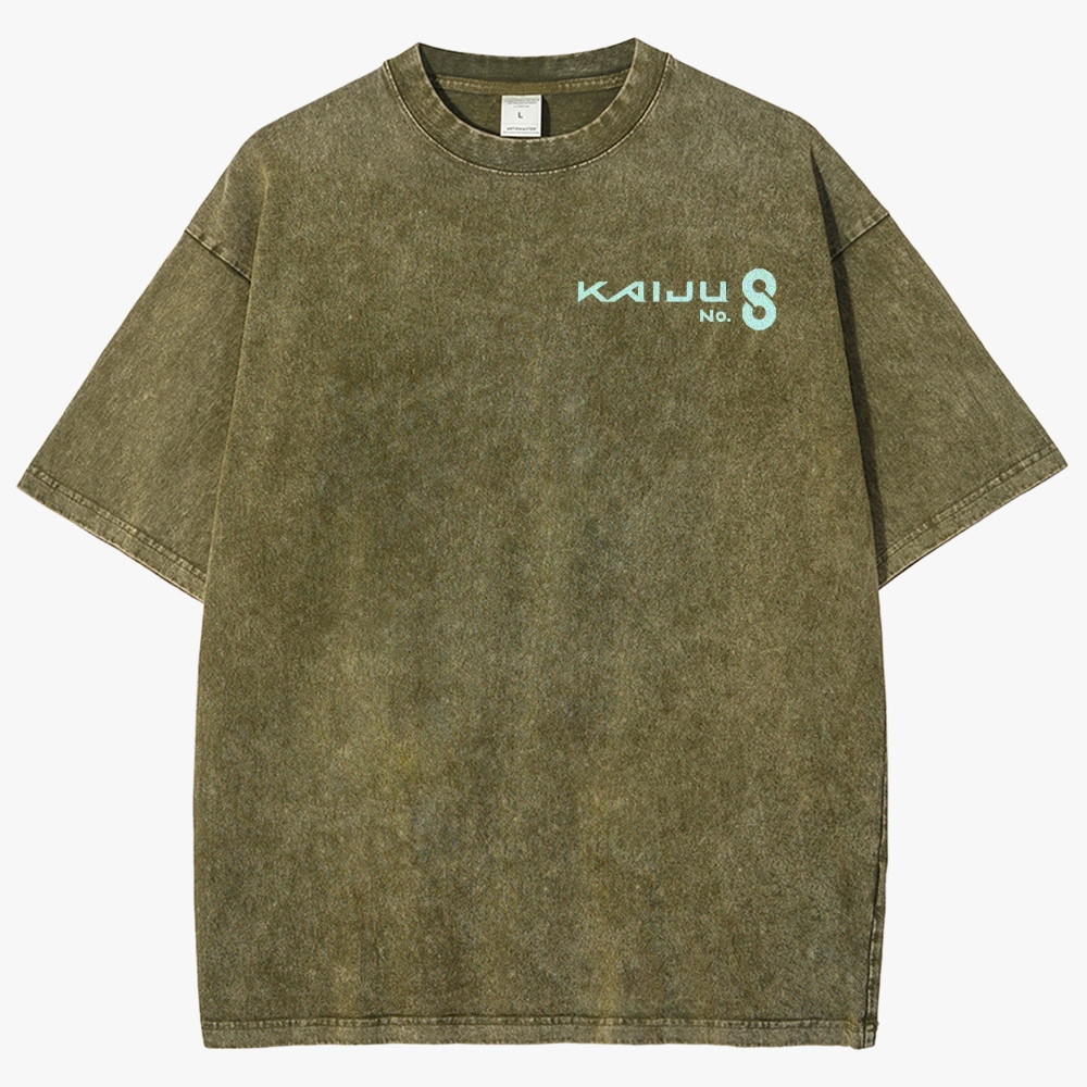 KaiJu no.8  Unisex Fit Washed T-Shirt