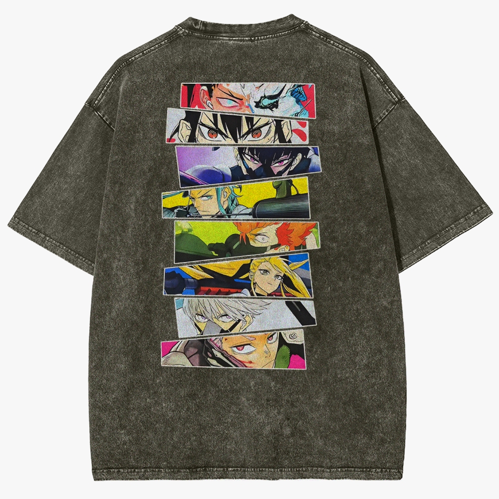 KaiJu no.8  Unisex Fit Washed T-Shirt