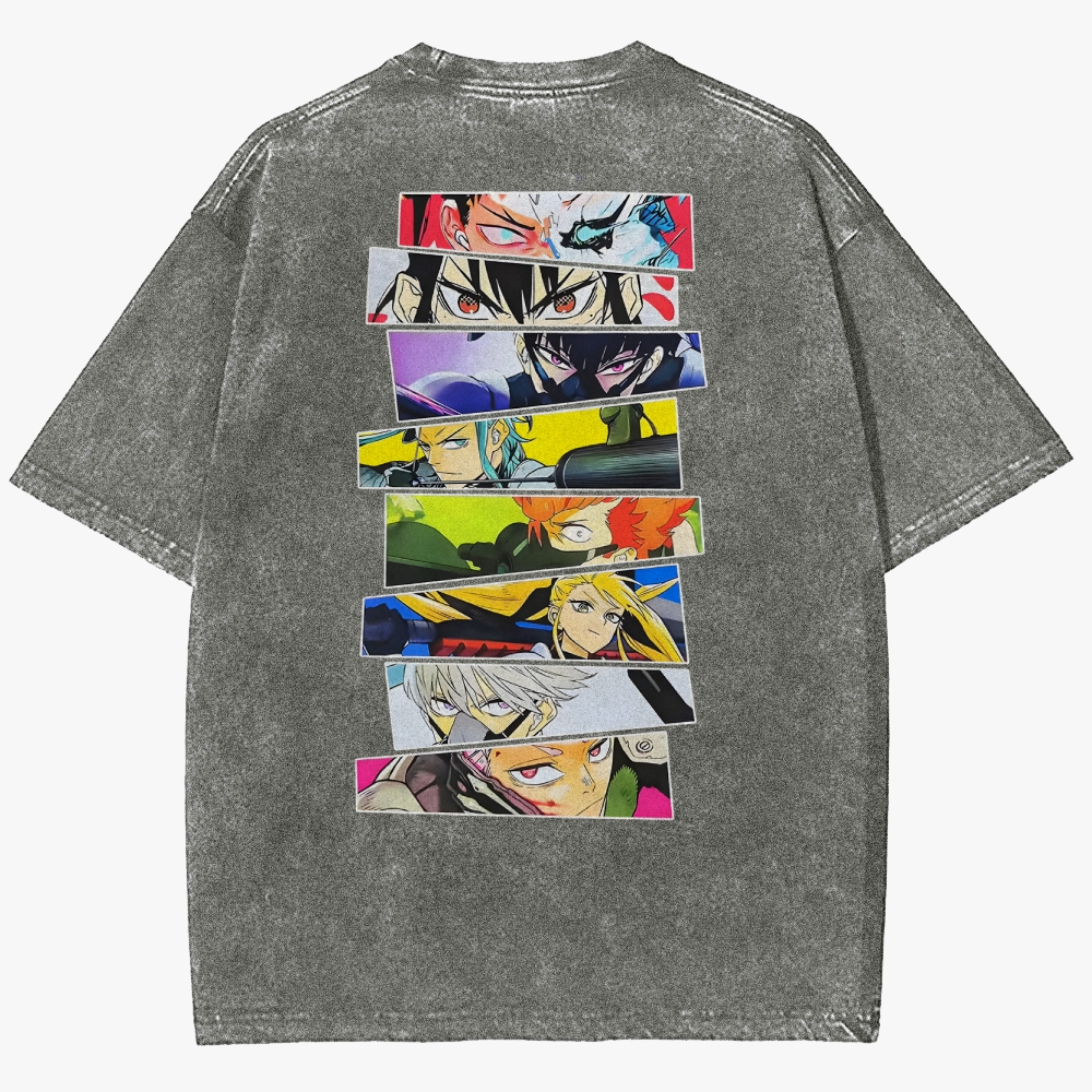 KaiJu no.8  Unisex Fit Washed T-Shirt