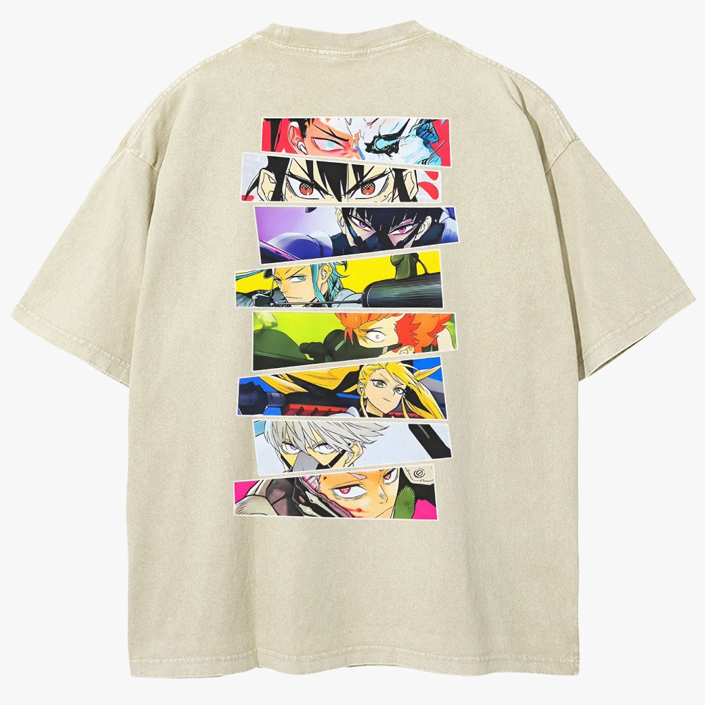 KaiJu no.8  Unisex Fit Washed T-Shirt