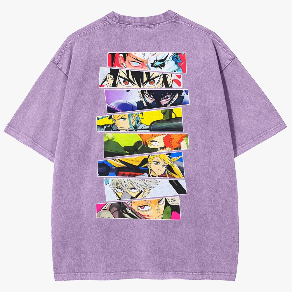 KaiJu no.8  Unisex Fit Washed T-Shirt