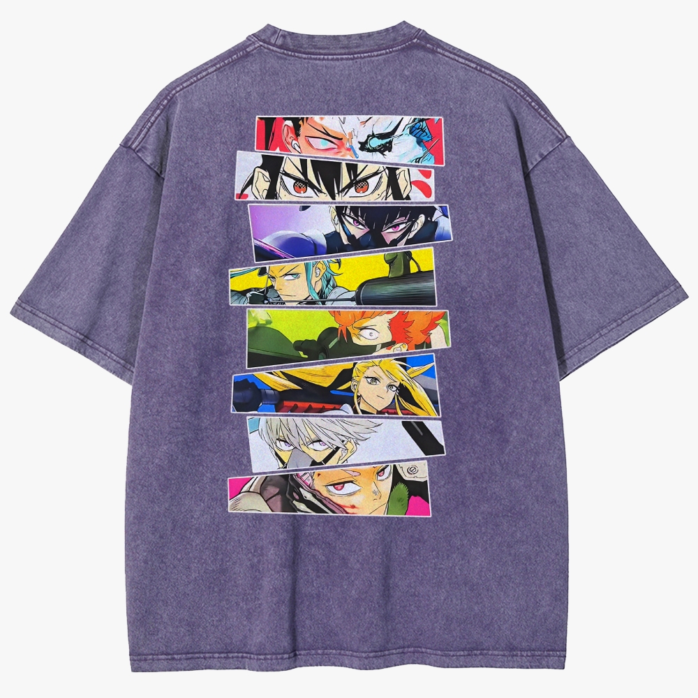 KaiJu no.8  Unisex Fit Washed T-Shirt