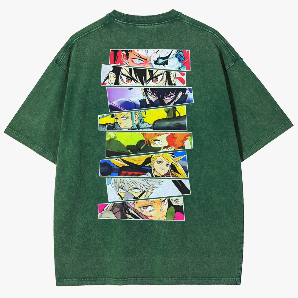 KaiJu no.8  Unisex Fit Washed T-Shirt