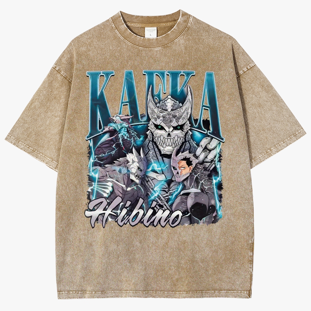 KaiJu no.8  Unisex Fit Washed T-Shirt
