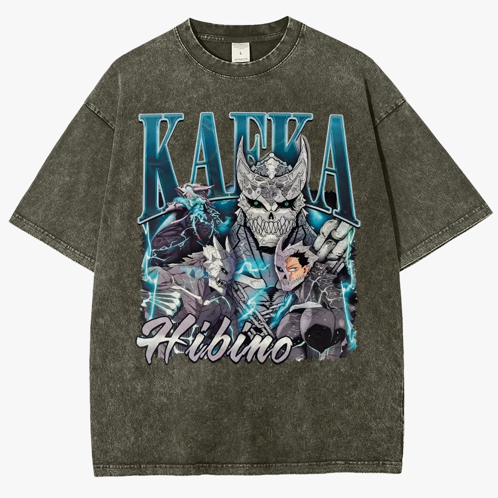 KaiJu no.8  Unisex Fit Washed T-Shirt