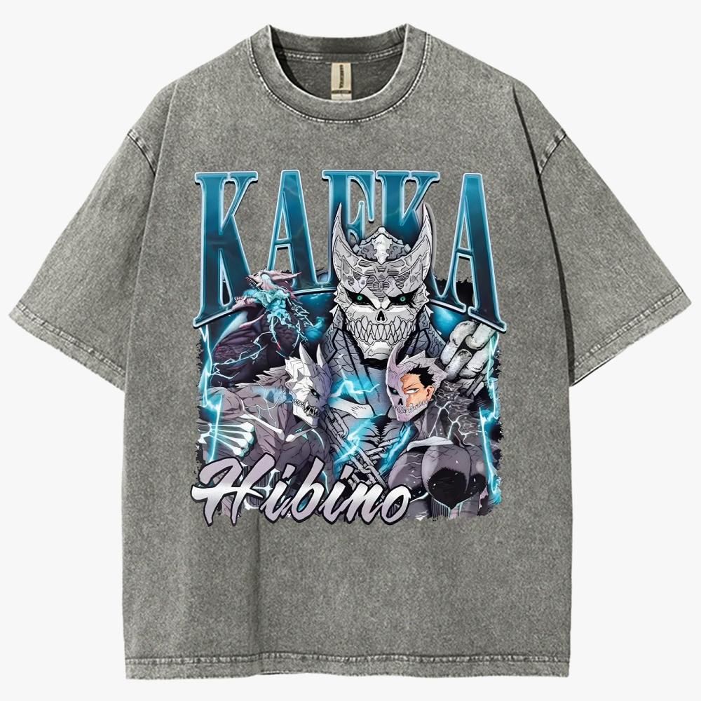 KaiJu no.8  Unisex Fit Washed T-Shirt