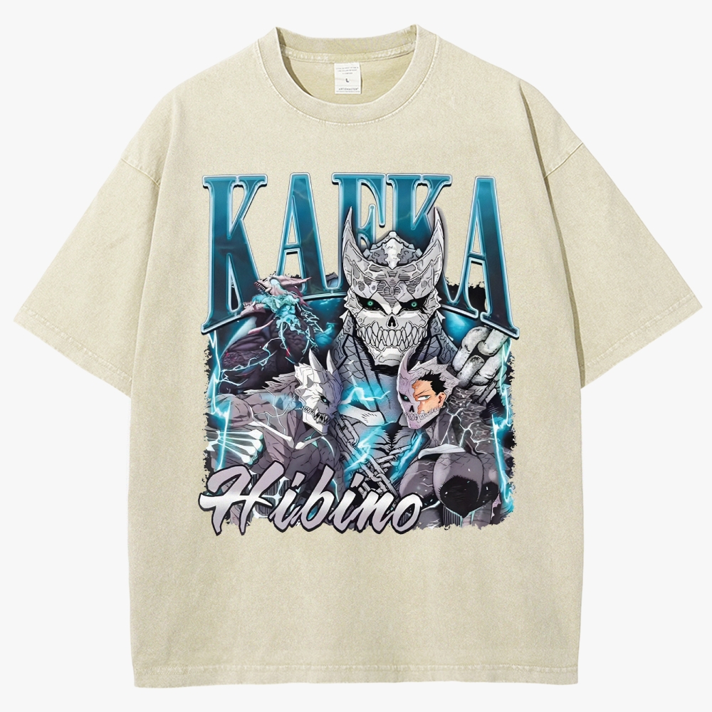 KaiJu no.8  Unisex Fit Washed T-Shirt