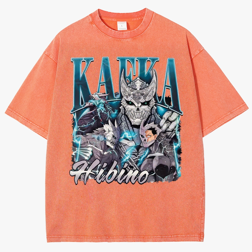 KaiJu no.8  Unisex Fit Washed T-Shirt