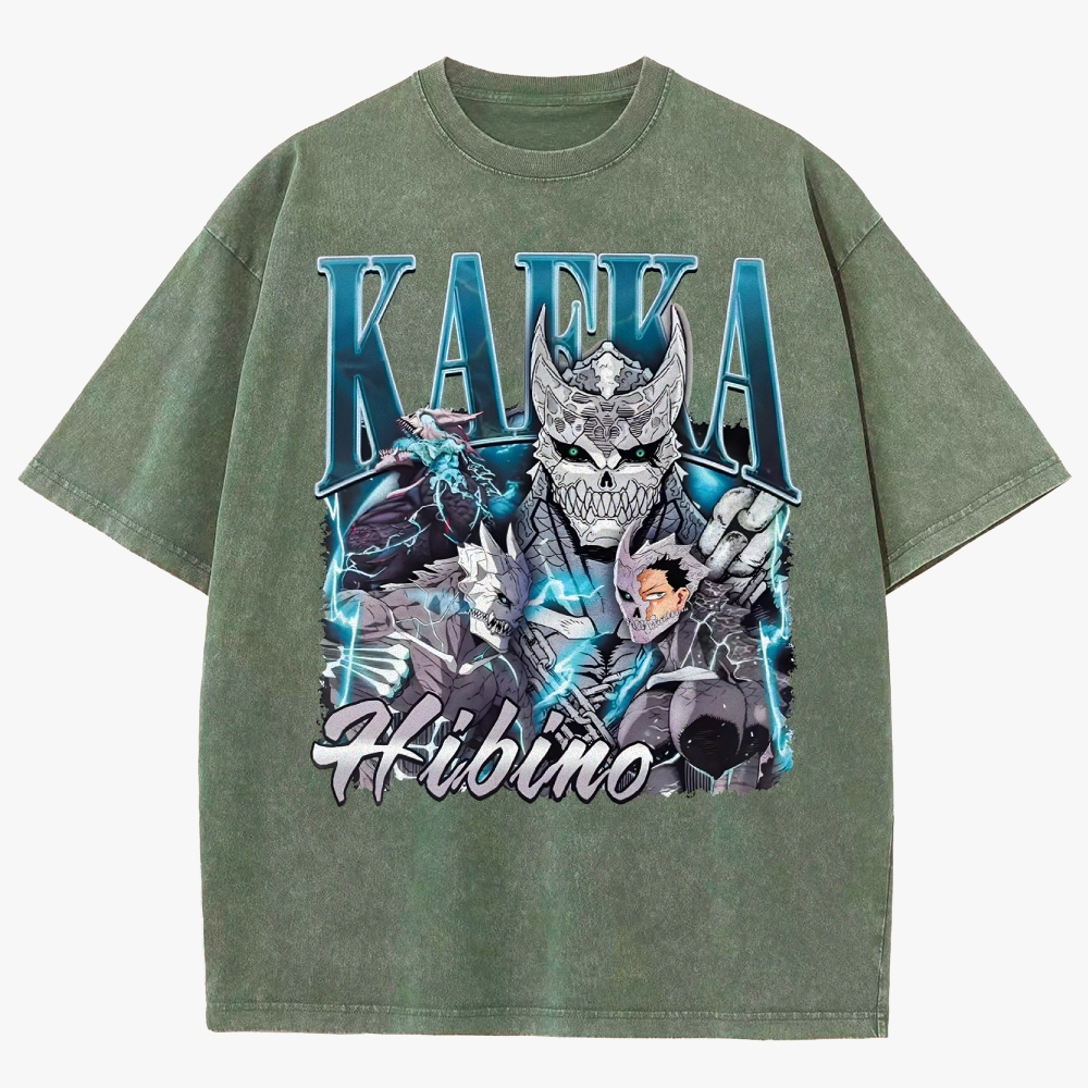 KaiJu no.8  Unisex Fit Washed T-Shirt