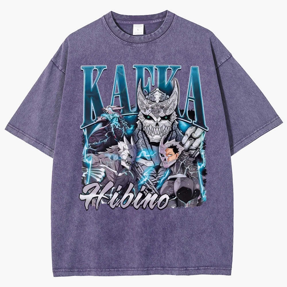 KaiJu no.8  Unisex Fit Washed T-Shirt