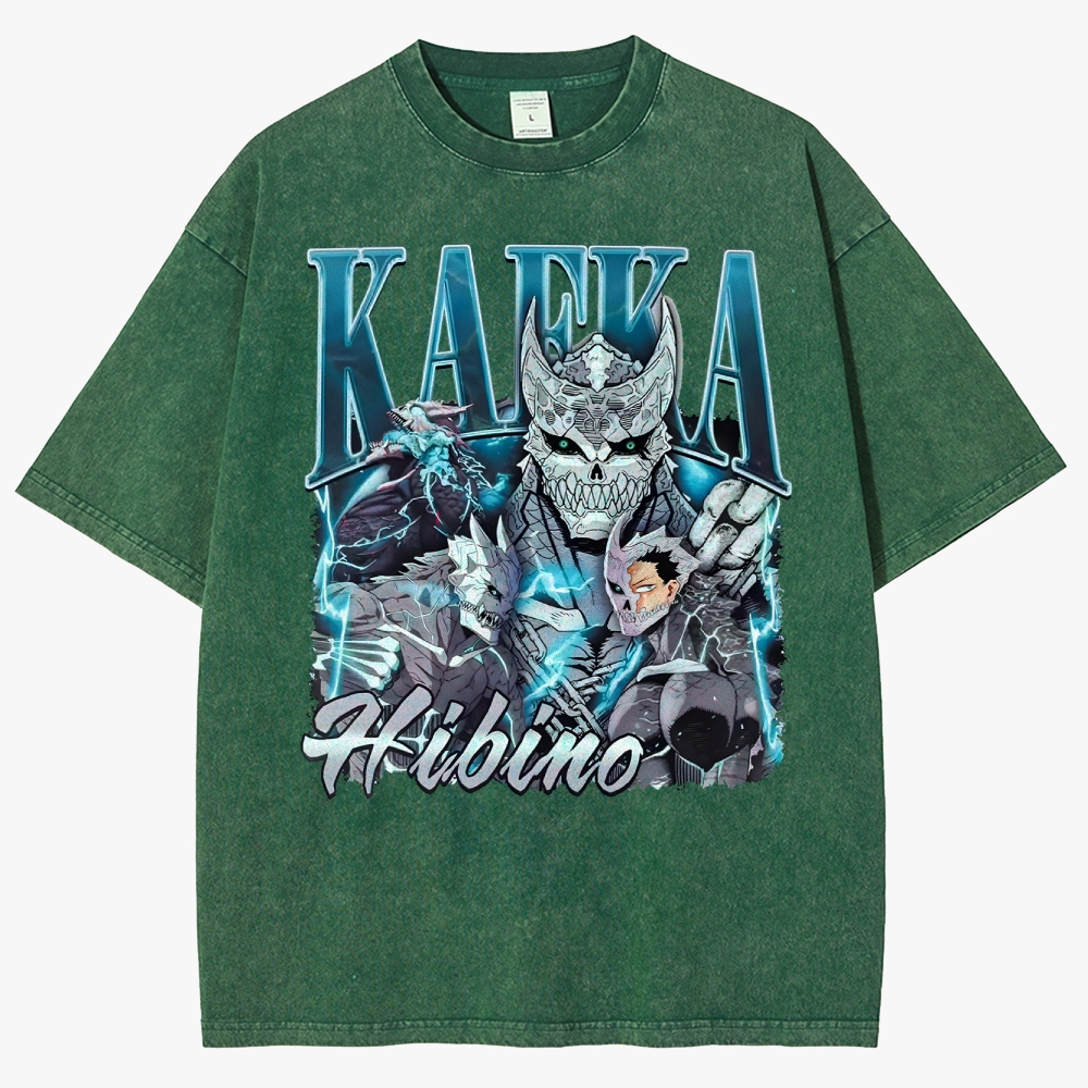 KaiJu no.8  Unisex Fit Washed T-Shirt