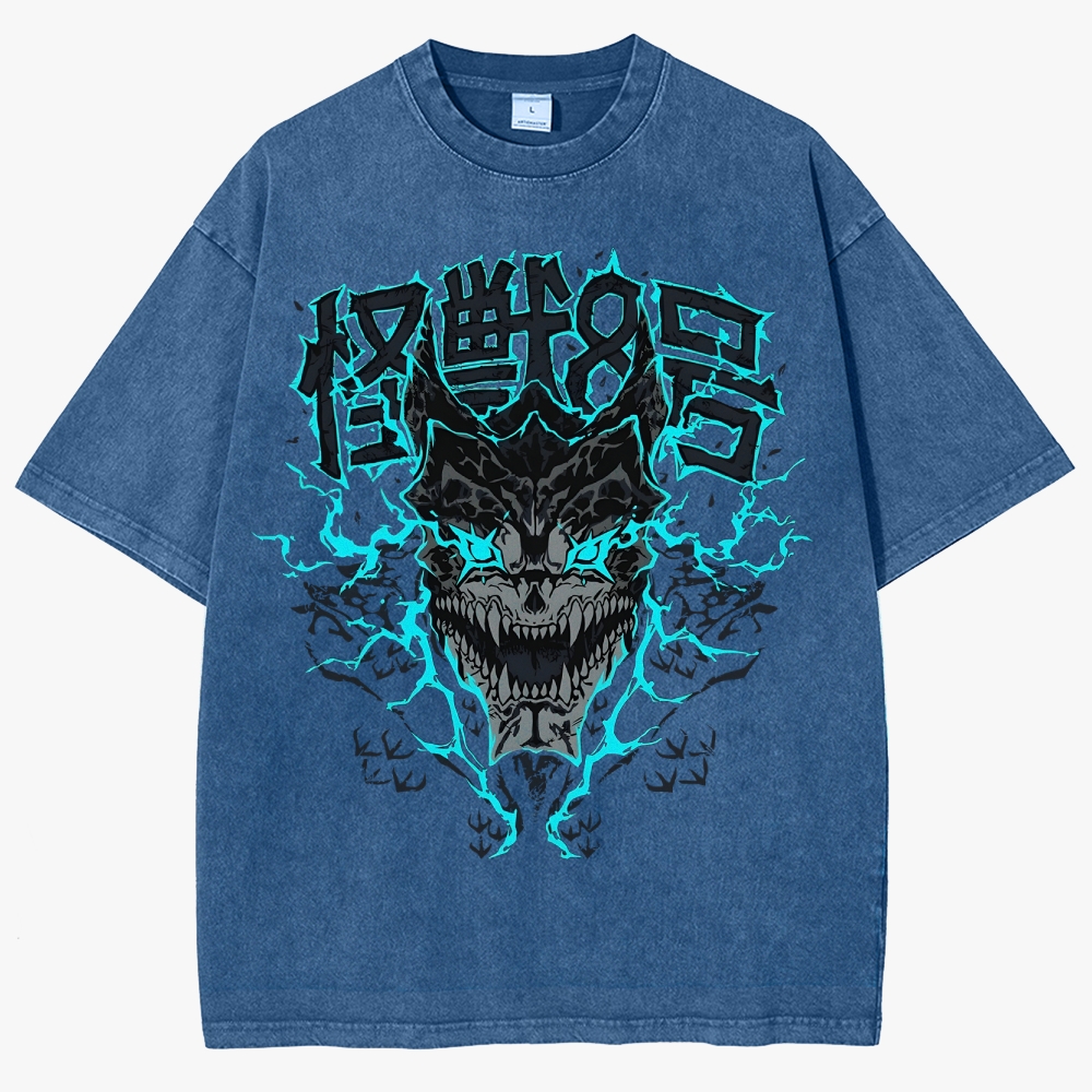 KaiJu no.8  Unisex Fit Washed T-Shirt