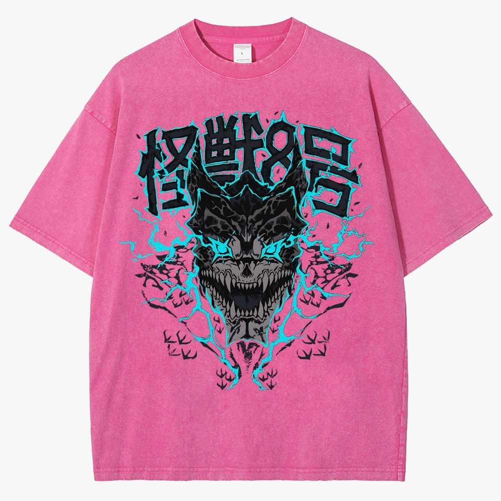 KaiJu no.8  Unisex Fit Washed T-Shirt