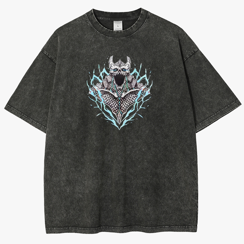 KaiJu no.8  Unisex Fit Washed T-Shirt