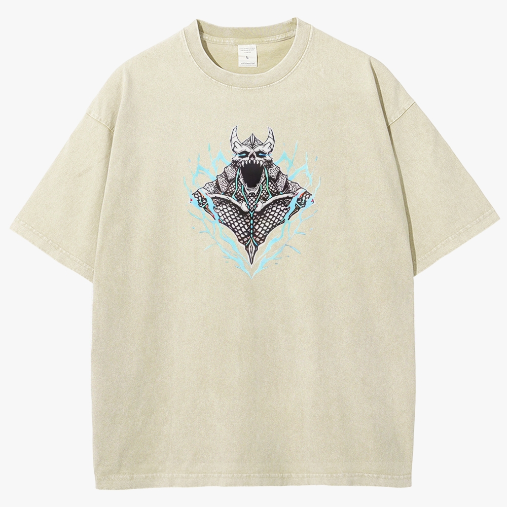 KaiJu no.8  Unisex Fit Washed T-Shirt